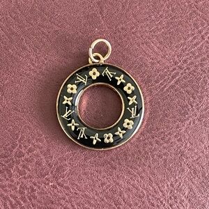 Black Donut  Charm for Bags & Bracelets